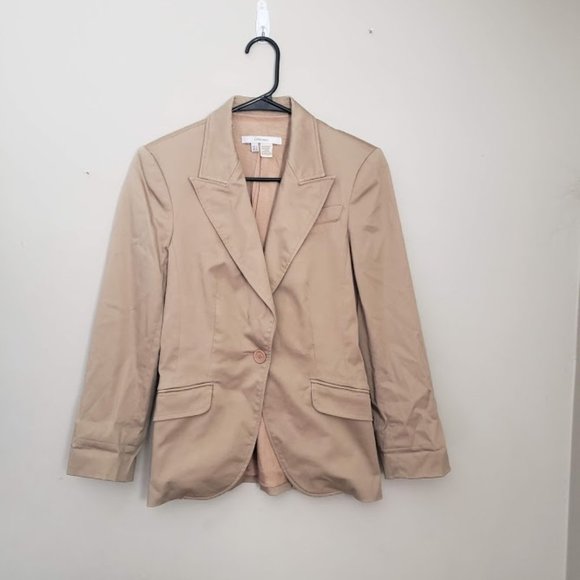 Zara Jackets & Blazers - Zara Basic cream colored blazer Women's size M
